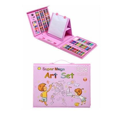 SET DE ARTE PARA NIÑOS 208 PIEZAS