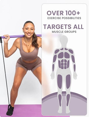 Banda Barra De Pilates Fitness