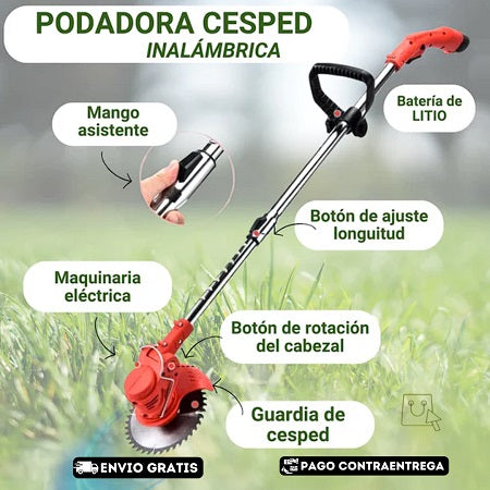 GUADAÑA ELECTRICA RECARGABLE