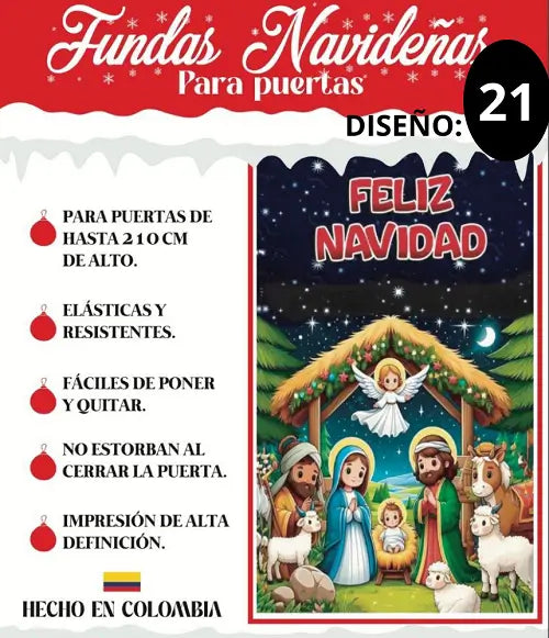 Fundas Navideñas Para Puertas