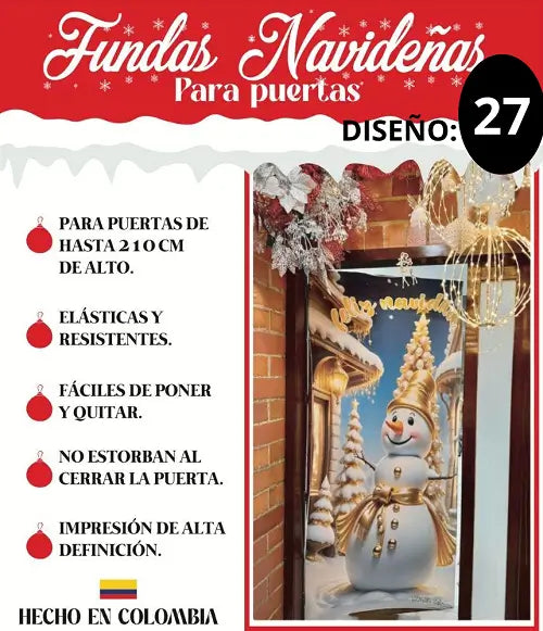 Fundas Navideñas Para Puertas
