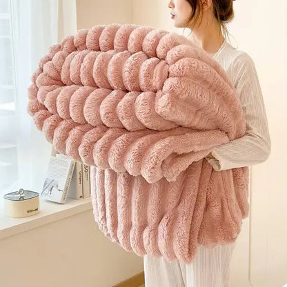 MANTA POLAR FELPA DE CONEJO PREMIUM