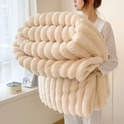 MANTA POLAR FELPA DE CONEJO PREMIUM