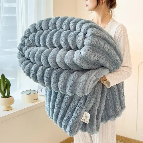 MANTA POLAR FELPA DE CONEJO PREMIUM