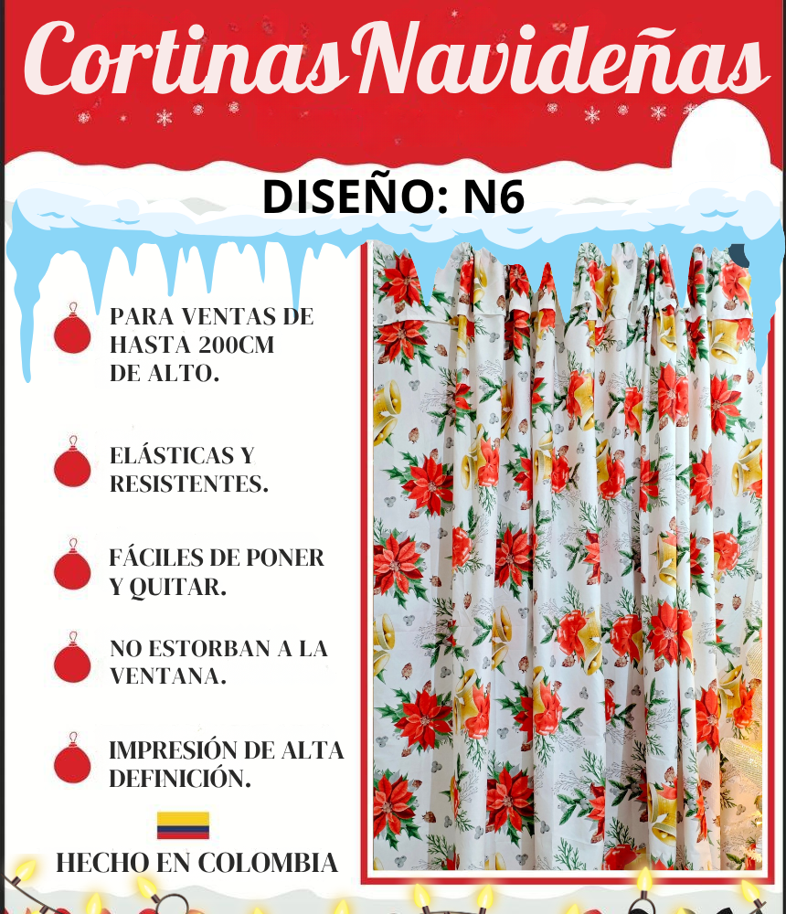 CORTINA NAVIDEÑA