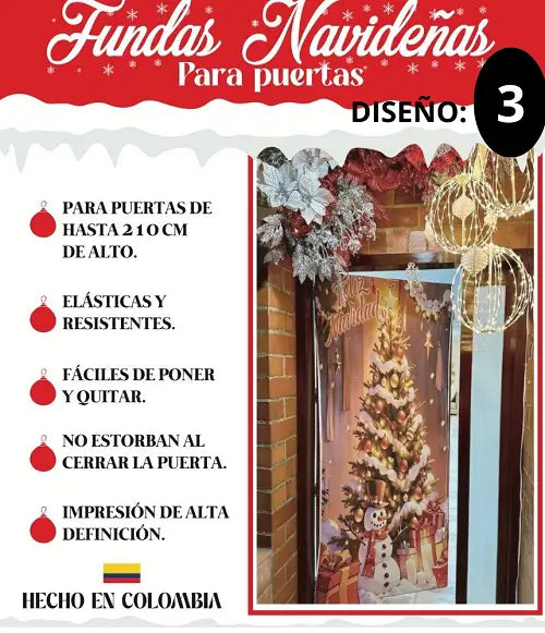 Fundas Navideñas Para Puertas