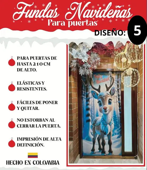 Fundas Navideñas Para Puertas