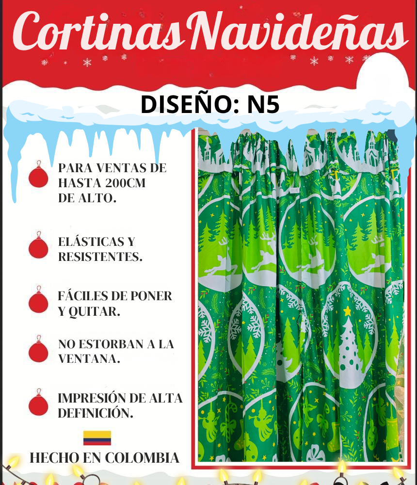 CORTINA NAVIDEÑA