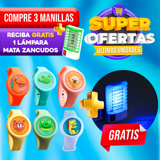 PULSERAS REPELENTE PROTECTBAND® + 5 REGALOS GRATIS