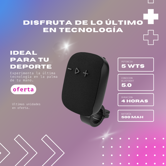 PARLANTE PARA BICICLETA BLUETHOOT WIND3™