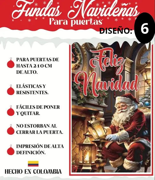 Fundas Navideñas Para Puertas