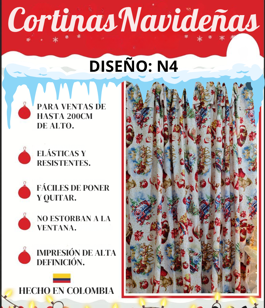 CORTINA NAVIDEÑA
