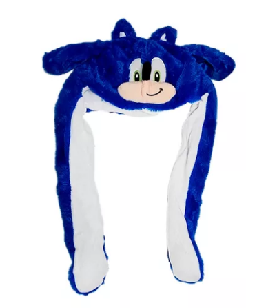 Gorro Con Orejas Sonic Niños