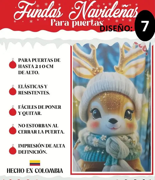 Fundas Navideñas Para Puertas