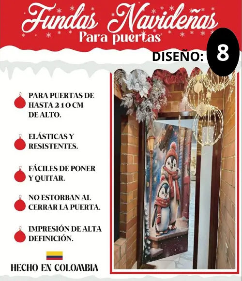 Fundas Navideñas Para Puertas