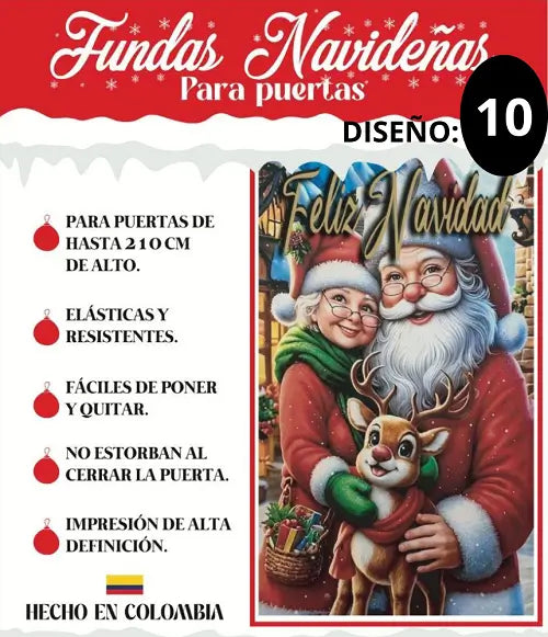 Fundas Navideñas Para Puertas