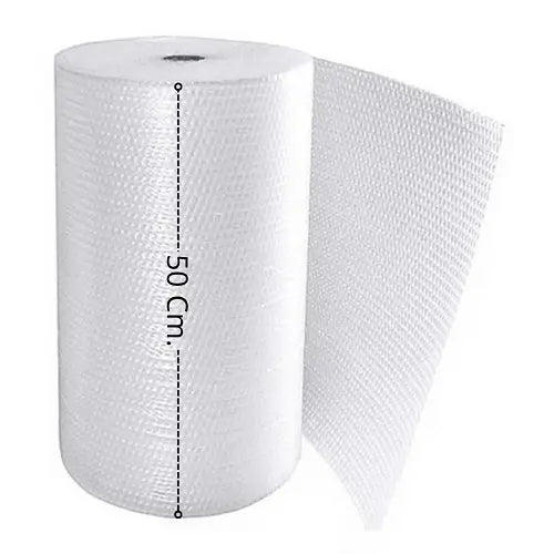 Rollo Plastico Papel Burbuja 50cmx50metros