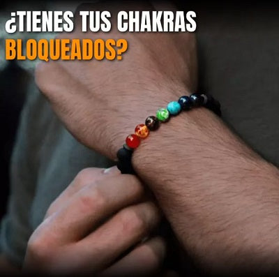 Pulseras de 7 chakras + Aceite de Buenas energias universales