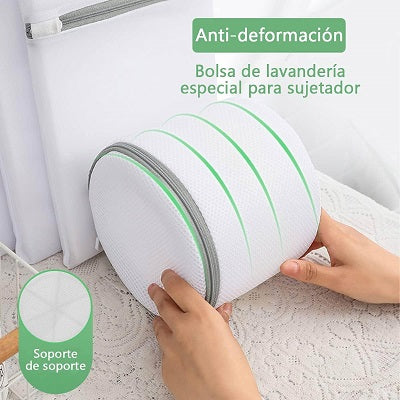 Kit X8 Bolsas Malla Para Lavadora Ropa