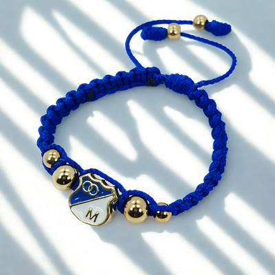 PULSERA TEJIDA DE EQUIPO HINCHA FUTBOL