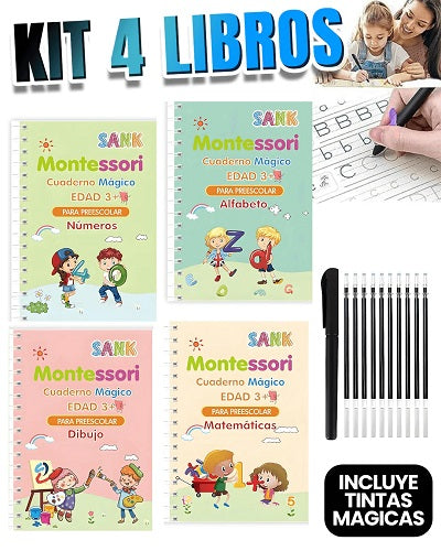SET CALIGRAFIA SANKMAGIC  MONTESSORI