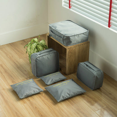 Set con 6 organizadores de bolsas de viajes