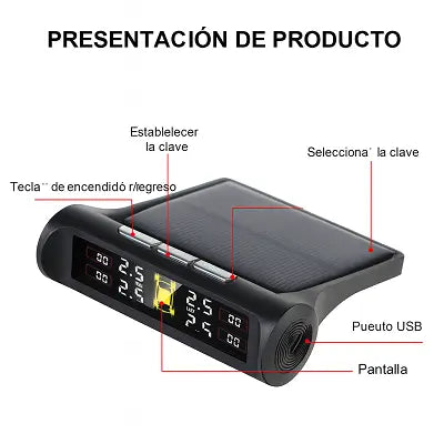 Kit Sensores de valvulas para neumaticos
