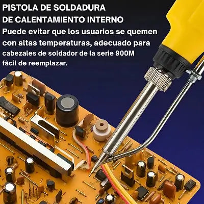 PISTOLA DE SOLDADURA AUTOMATICA + CARRETE DE ESTAÑO