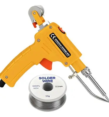 PISTOLA DE SOLDADURA AUTOMATICA + CARRETE DE ESTAÑO