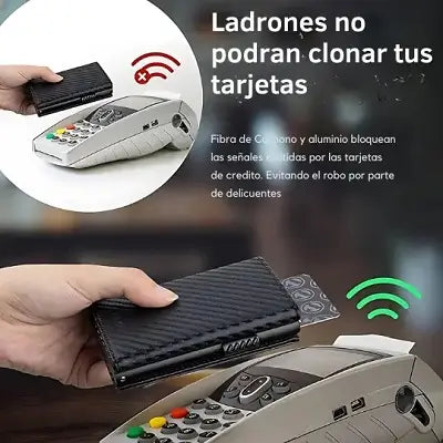 Billetera de seguirdad en cuero