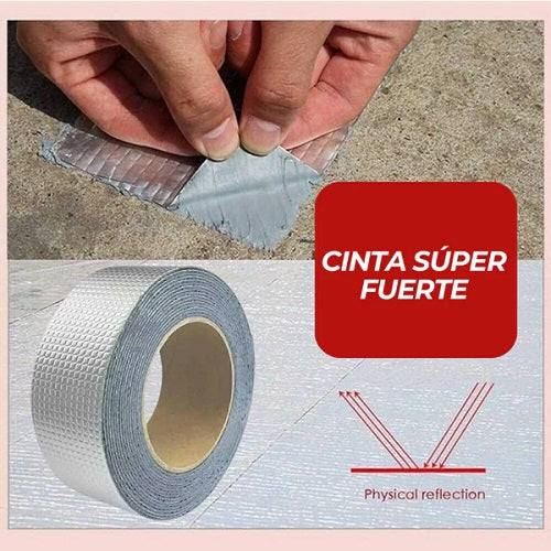 CINTA DE ALUMINIO DE BUTILO 10Cm de ANCHO x 1metro de LARGO