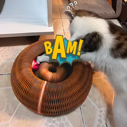 Rascador órganico para gatos KittyCurls™